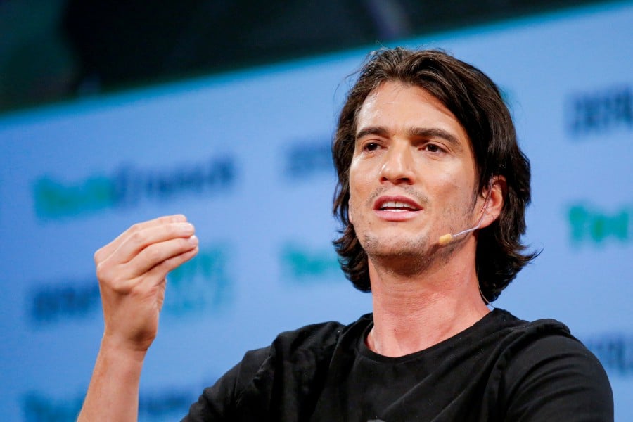 WeWork co-founder Adam Neumann to buy the company. REUTERS pic