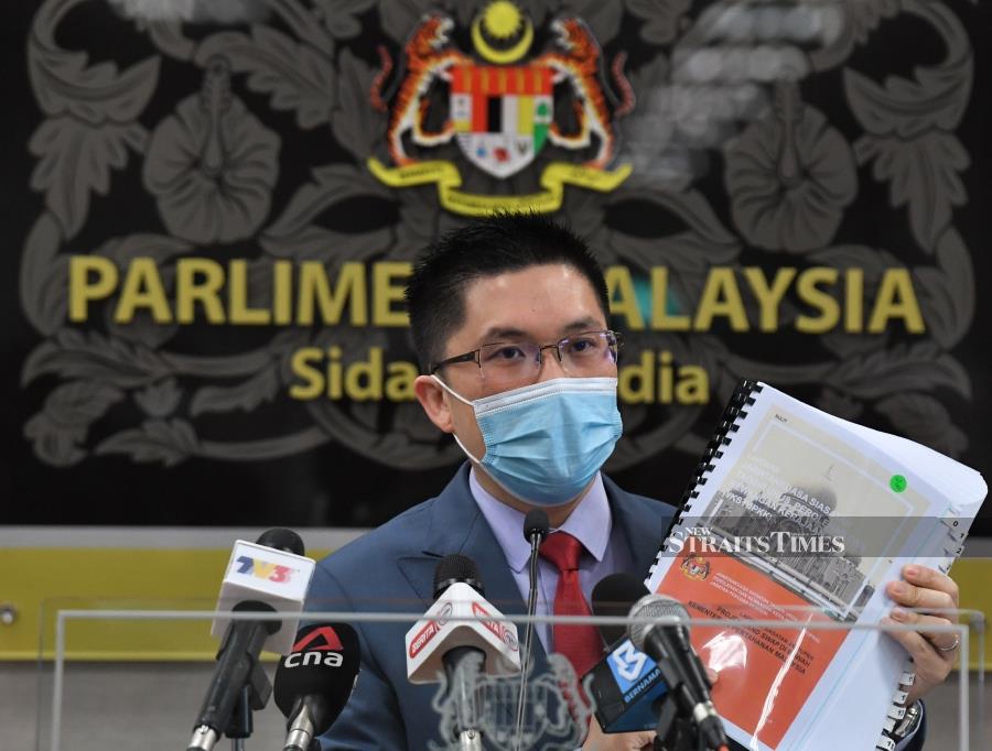PAC chairman Wong Kah Woh said the committee viewed the act by Yayasan Wilayah Persekutuan (YWP) as uncalled for and described it as an attempt to challenge the Parliamentary institution. - Photo by Bernama.