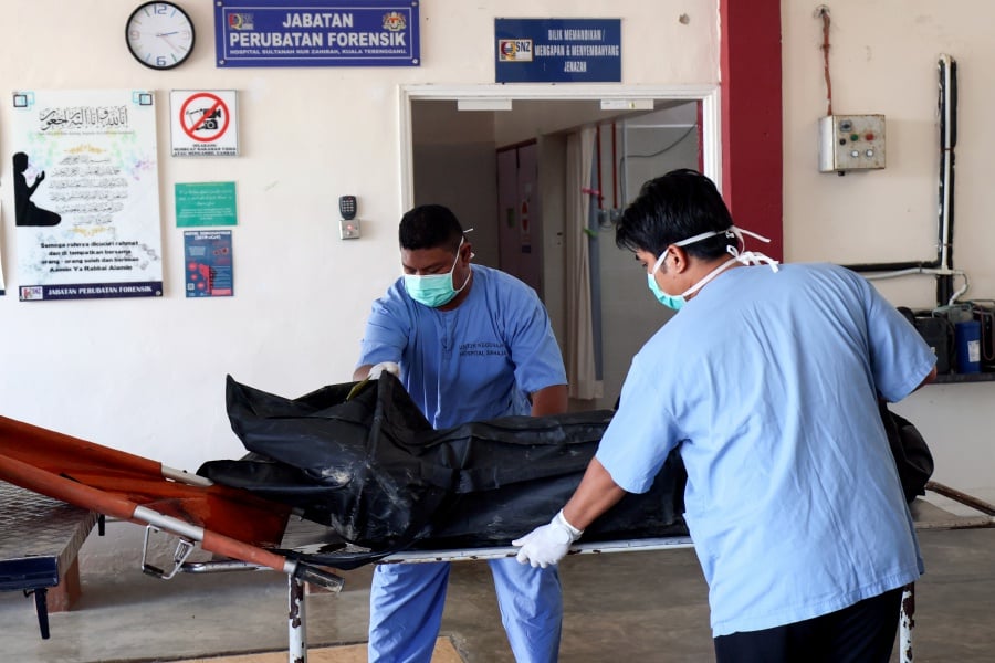 Remains of the six victims from the Jeram Air Putih water surge tragedy are expected to be brought back to their hometown for funeral rites by this evening. - Bernama pic