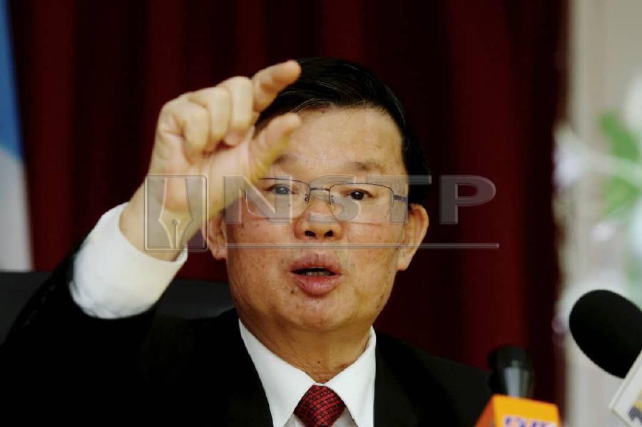 Penang Chief Minister Chow Kon Yeow said some users would experience a slight increase in terms of water tariff rates. Pix by Mikail Ong