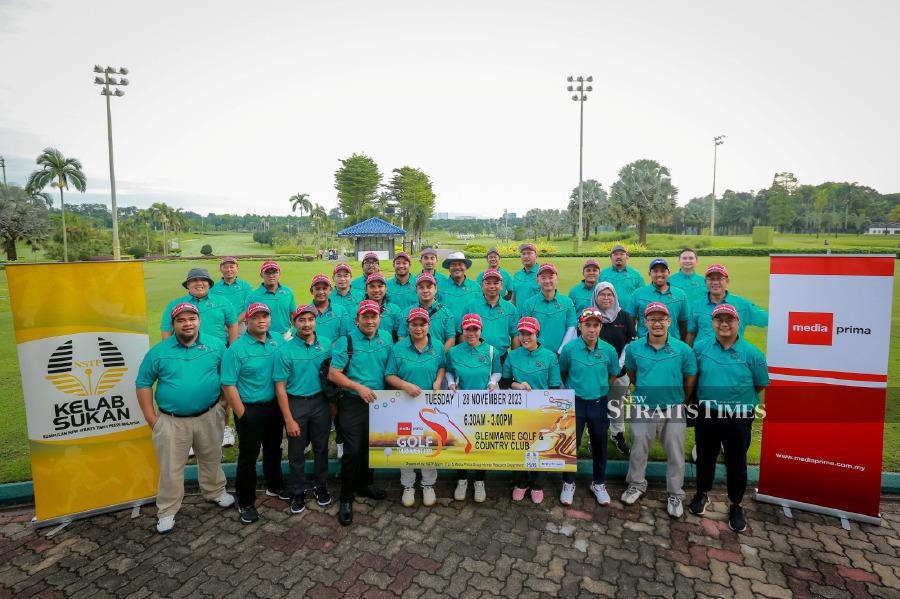 Players from Media Prima Berhad (MPB) taking part in the long-awaited Media Prima Golf Tournament 2023 today.