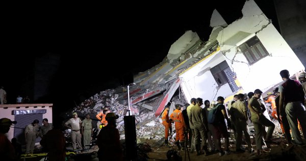 Workers feared trapped in India building site collapse: report | New ...