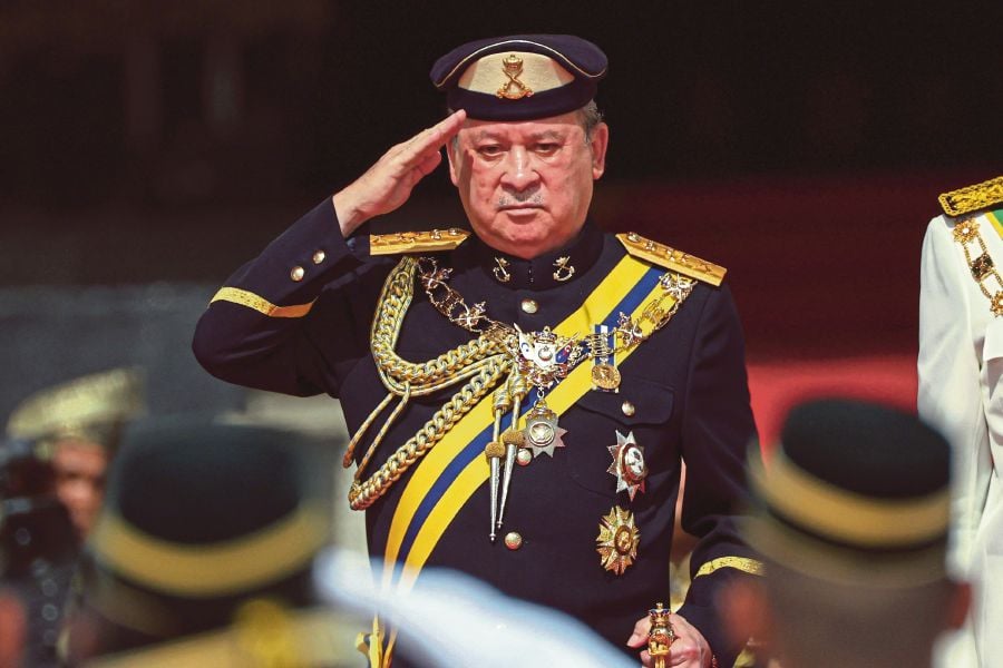 His Majesty Sultan Ibrahim of Johor has arrived in the federal capital to take the oath of office as the 17th Yang di-Pertuan Agong at Istana Negara. - BERNAMA pic