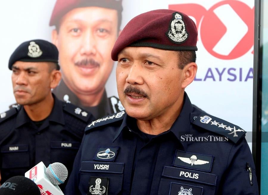 Perak police chief Datuk Seri Mohd Yusri Hassan Basri. NSTP/L.MANIMARAN