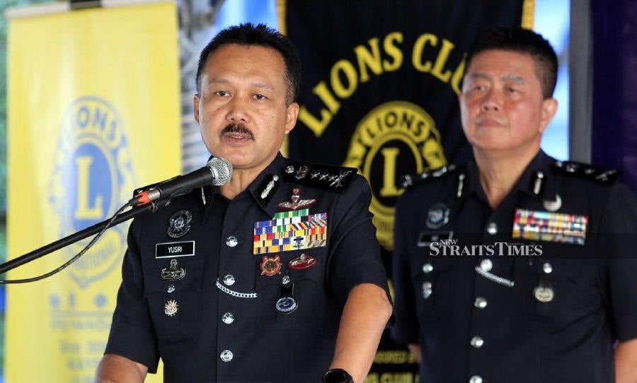 Perak police chief Datuk Seri Mohd Yusri Hassan. - NSTP/L. MANIMARAN