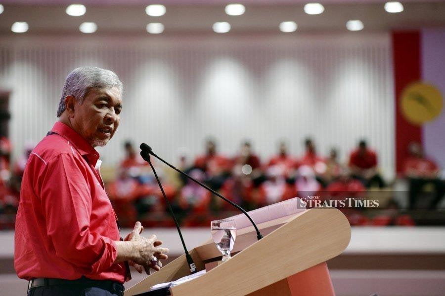 Umno Must Realise Its No Longer A Dominant Party Says Zahid New