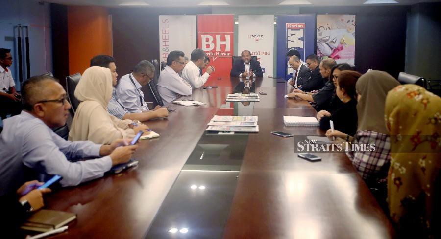 "We want press freedom to be fully practised in the country. But in so doing, media practitioners must practise responsible reporting, have good ethics, and know their limitations," said Gobind Singh Deo at Balai Berita, New Straits Times Press (M) Berhad here today. NSTP/NUR ADIBAH AHMAD IZAM