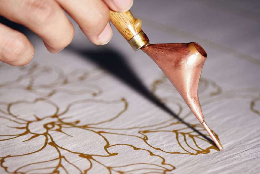 The tjanting tool will be used for tracing over your lines with melted wax. - File pic credit (Jadi Batek)