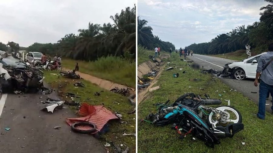 Three Motorcyclists Killed After Being Hit By Car | New Straits Times ...