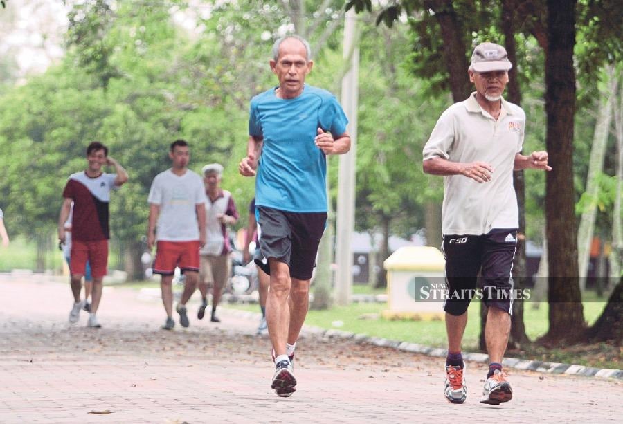 Staying mentally and physically active can add years to life. - NSTP file pic