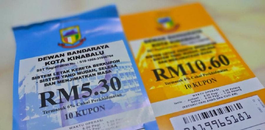 To help alleviate the burdens faced by the residents of the city, Kota Kinabalu Mayor Datuk Seri Dr Sabin Samitah has announced the extension of the validity period for parking coupons that expired last year. - File pic credit (Sabah Media)