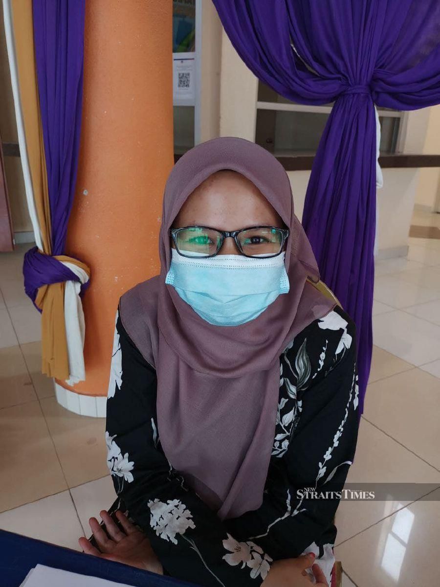 Business studies faculty student Aimi Syafiqah Mohd Jamal Ariffin. - NSTP/NAZRI ABU BAKAR.