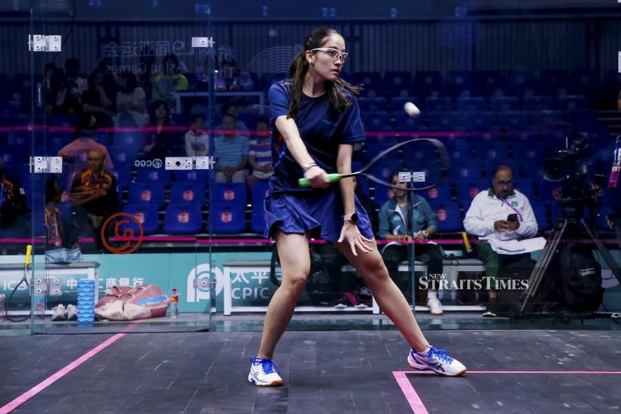  Fifth seed Rachel edged national champion Aira 11-6, 10-12, 11-8, 5-11, 15-13 in 57 minutes. NSTP FILE PIC