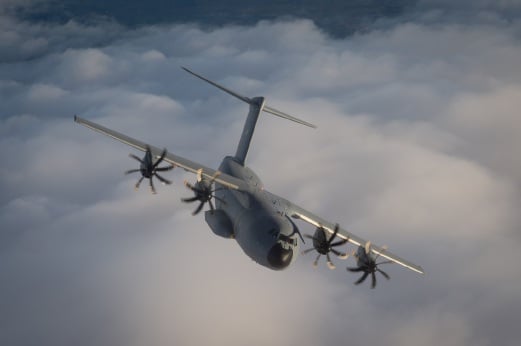 First Airbus A400M for Malaysia makes its maiden flight | New Straits ...