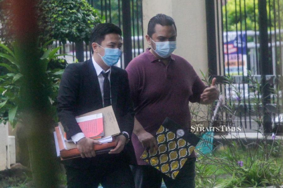Judge Norhayati Mohamad Yunus sentenced Akashah Roslan (right) to 30 days’ jail and a RM4,000 fine for each of the offences. - NSTP/DANIAL SAAD. 