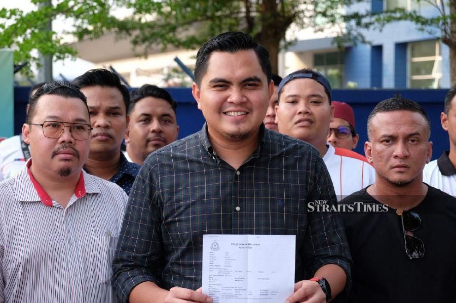 Umno Youth Chief Dr Muhamad Akmal Salleh has made a police report following a death threat he received today. - NSTP pic