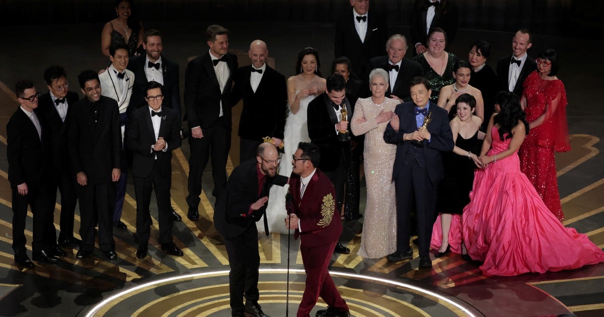 Everything Everywhere All at Once' wins Oscar for best picture