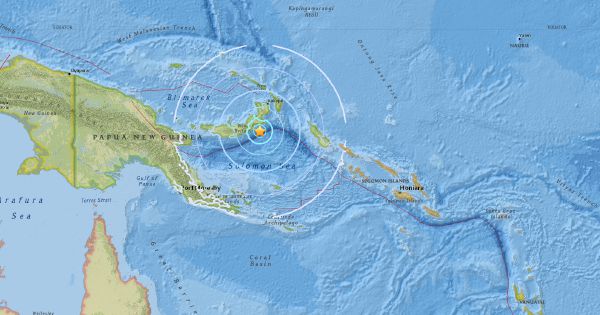 Magnitude 6.2 quake strikes off Papua New Guinea - USGS | New Straits Times