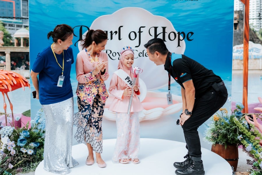 Make-A-Wish Malaysia in partnership with Sunway Malls and Theme Parks, granted its 1000th wish to 9 year-old Ayra Medina, a neuroblastoma patient.