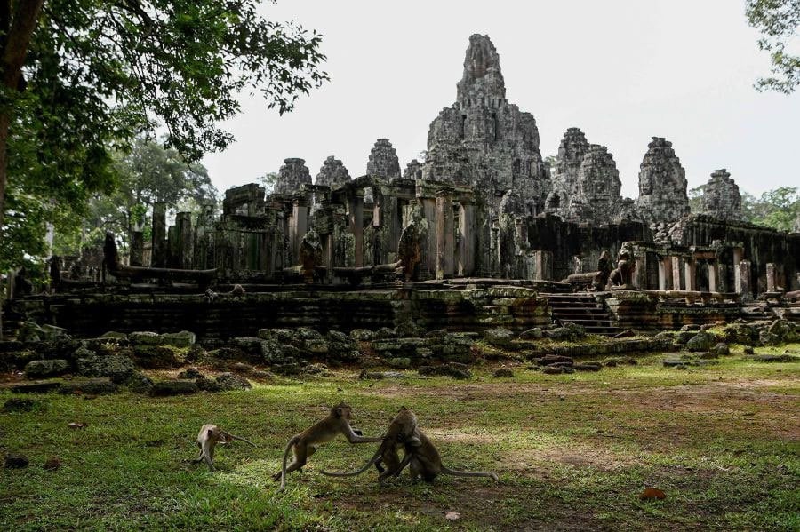 As the world grapples with the impacts of climate change, there is growing concern about the threat it poses to some of the world's most precious cultural and natural heritage sites, including the Angkor Archaeological Park in Cambodia - AFP Pic