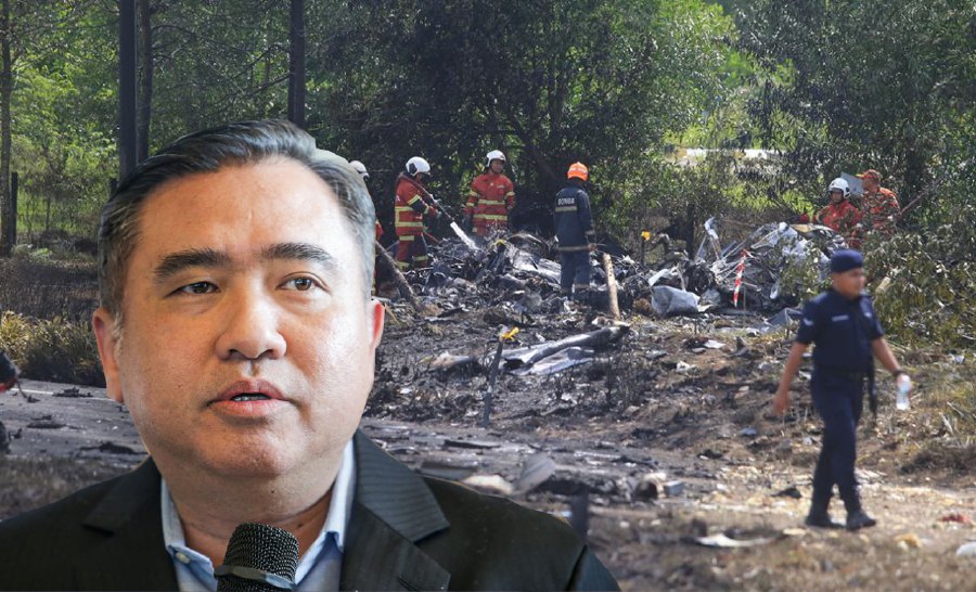 Transport Minister Anthony Loke will be holding a press conference on the Elmina aircraft crash this evening.- NSTP file pic