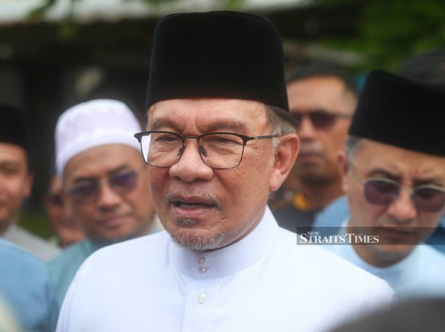 Prime Minister Datuk Seri Anwar Ibrahim. -- NSTP Filepic