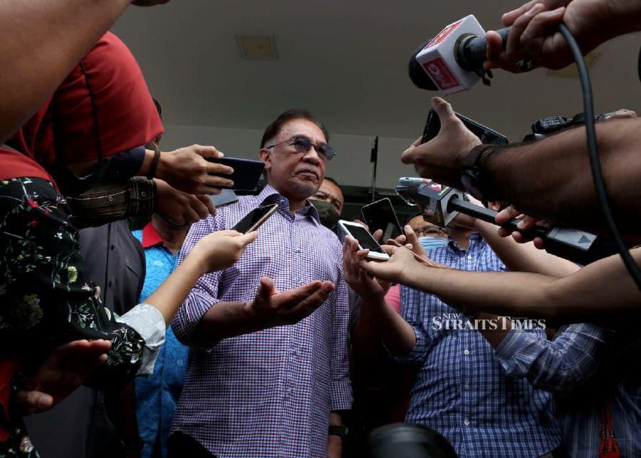 Parliamentary Opposition leader, Datuk Seri Anwar Ibrahim, intended to challenge the proclamation of emergency, alleging that it was “a desperate attempt by the government to stay in power.” - NSTP/HAZREEN MOHAMAD.