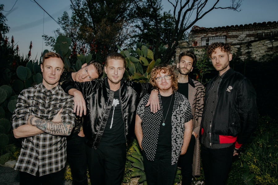 One Republic frontman Ryan Tedder (third from left) describes the new songs from the American pop rock band, including the latest single Run, as really emotional, heartfelt and inspirational. – Picture courtesy of Universal Music