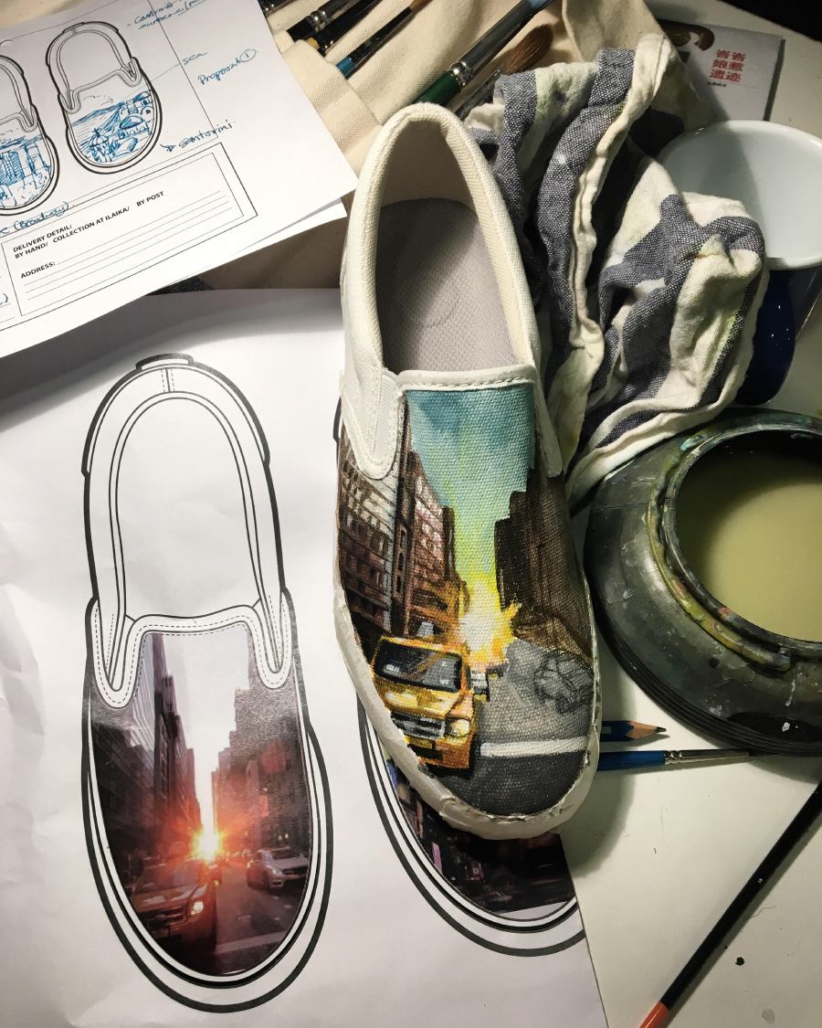 shoe art ideas