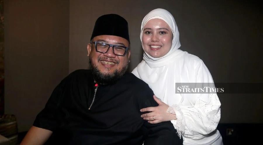 Afdlin and Marcella were married in April 2023 (NSTP/HAIRUL ANUAR RAHIM)