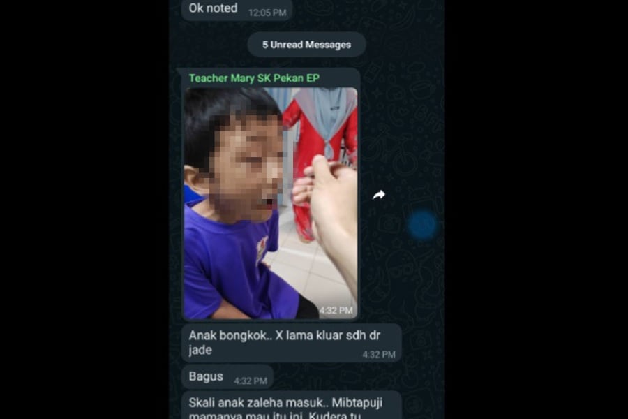 A father took action after discovering a teacher's disrespectful comments about his son, who has disabilities. - Screengrab from TikTok