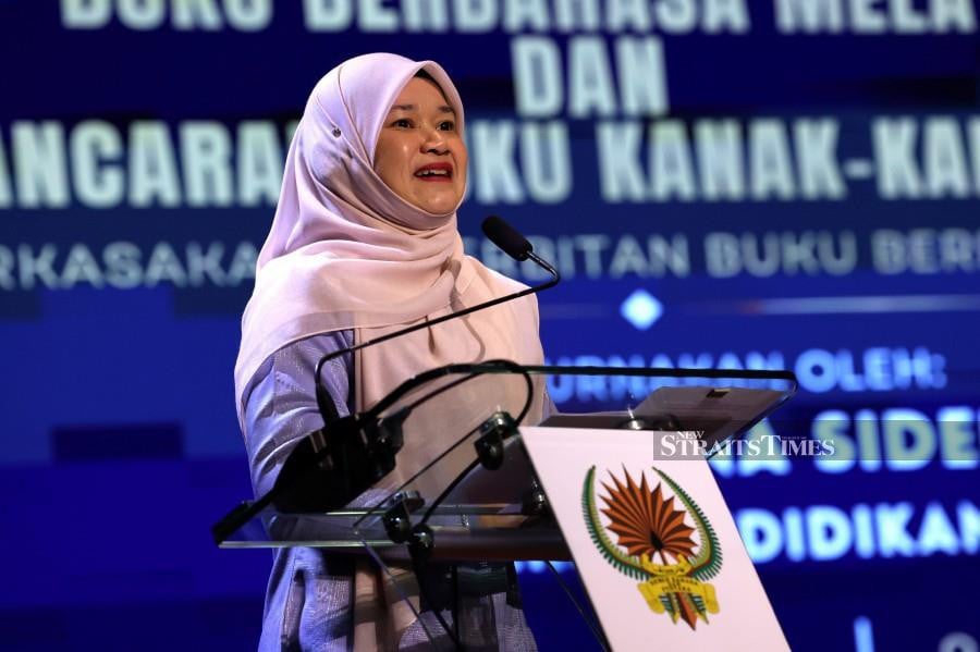 Education Minister Fadhlina Sidek said the ministry is reviewing the National Book Policy (NBP) so that an improved policy could be launched next year.