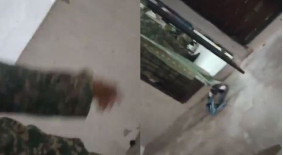 Melaka police have opened an investigation into a viral video showing a military personnel allegedly assaulting his wife in a flat in Sungai Udang. - Pic credit social media