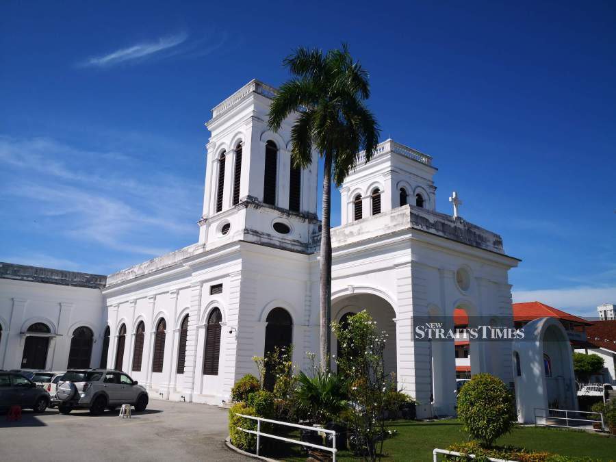 The Church of the Assumption is the oldest Roman Catholic place of worship in Penang. PICTURES BY ALAN TEH LEAM SENG