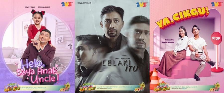 Look out for your favourite stars in an exciting range of shows during the Ramadan and Raya periods. - Pic courtesy of TV3