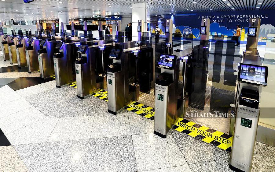 Travellers from 63 countries can now benefit from the autogate immigration clearance system when entering Malaysia via Kuala Lumpur or Johor. - Bernama pic