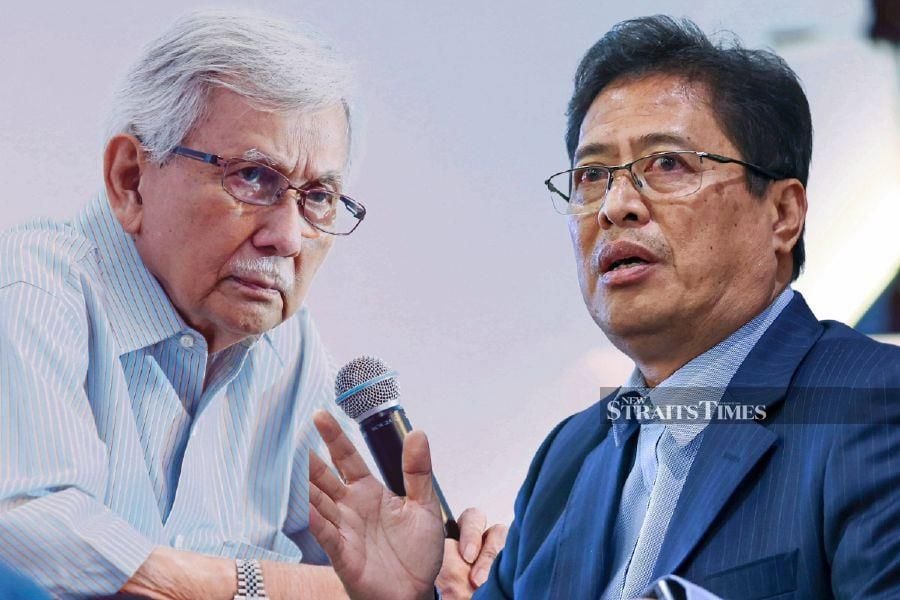  Former Finance Minister, Tun Daim Zainuddin (left), was supposed to have been brought to court on charges under the Malaysian Anti-Corruption Commission (MACC) Act. -NSTP FILE