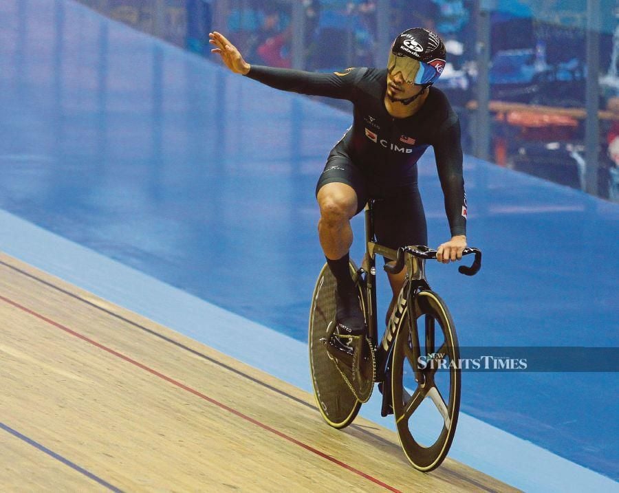 National track cycling champion Datuk Mohd Azizulhasni Awang. -- NSTP Filepic