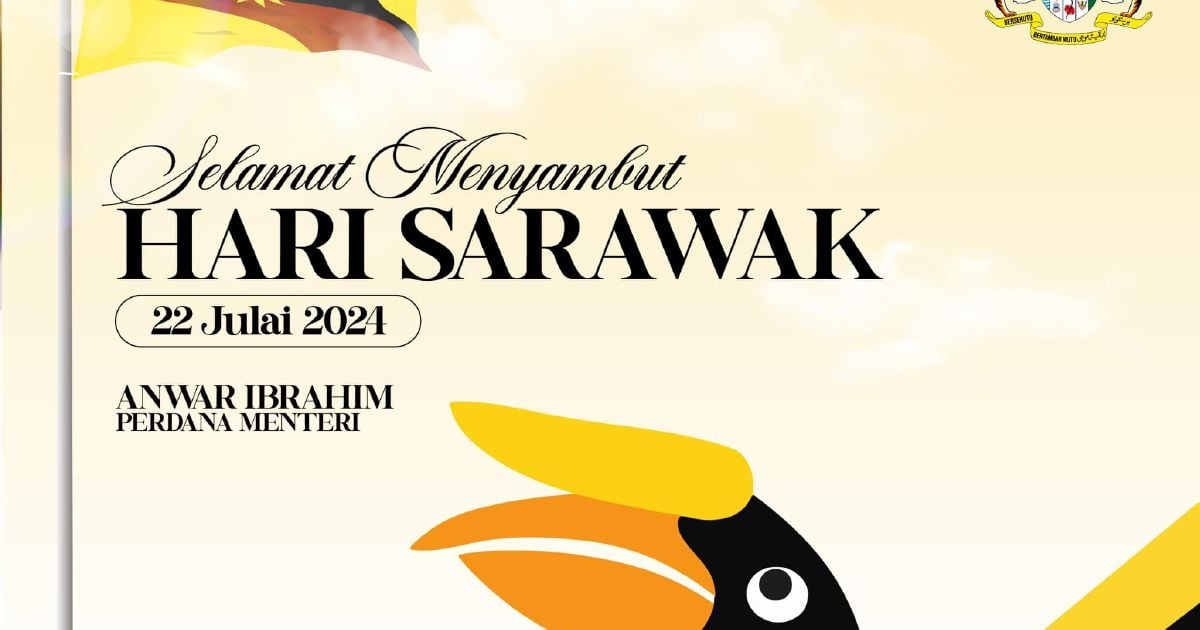 PM wishes Happy Sarawak day to all Sarawakians