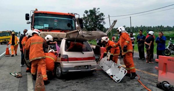 Family of 4, including baby, perish in Sabak Bernam crash 