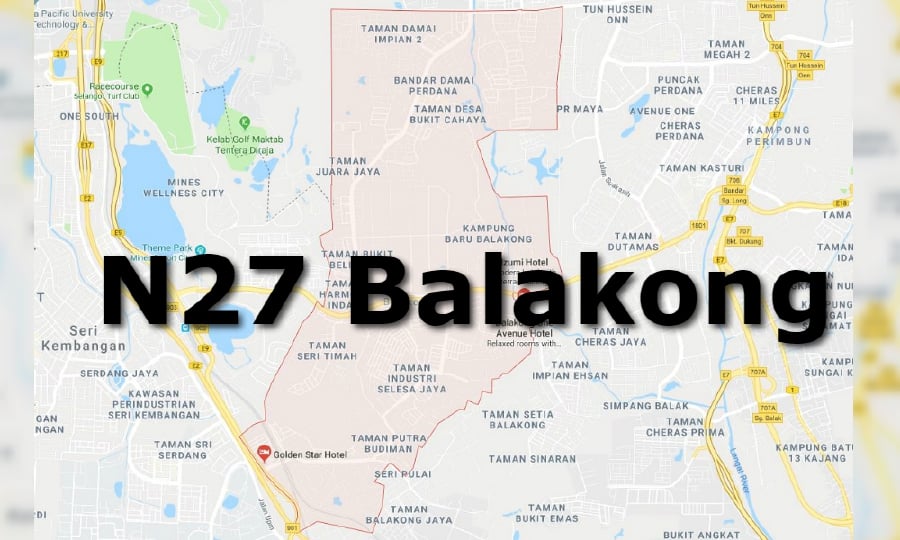 Notice Of Balakong Seat Vacancy To Be Submitted On Thursday