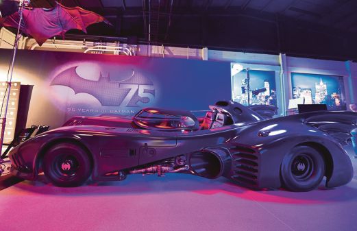 The Batmobile from "Batman Returns” (1992, starting Michael Keaton). AFP PHOTO 