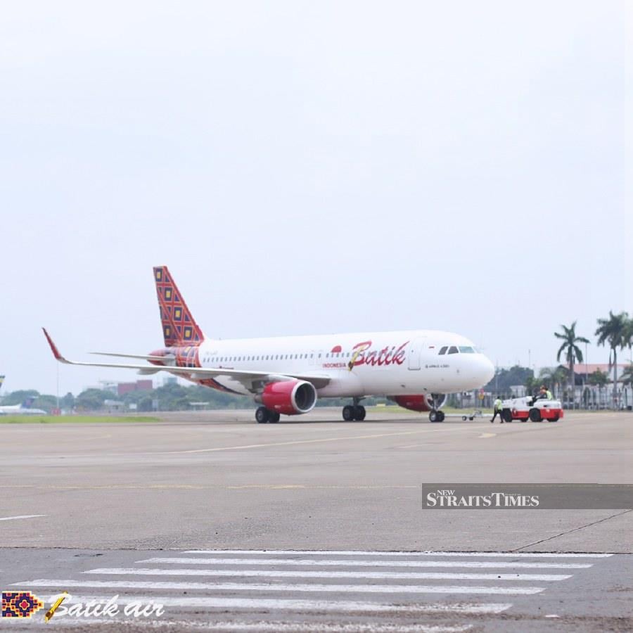 Batik Air has announced that 12 of its flights scheduled for today have been cancelled. - NSTP pic