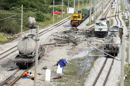 Clearing works on KTMB's 2nd track at Batu Gajah to take another week