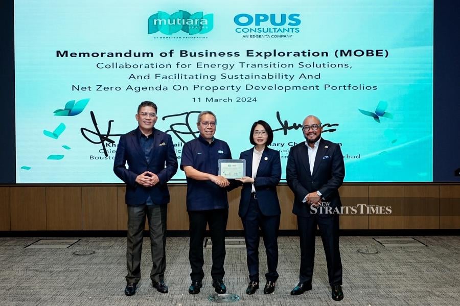 Boustead Properties Bhd (BPB) hopes its partnership with Opus International (M) Bhd will make significant contributions to Malaysia’s sustainable development agenda.