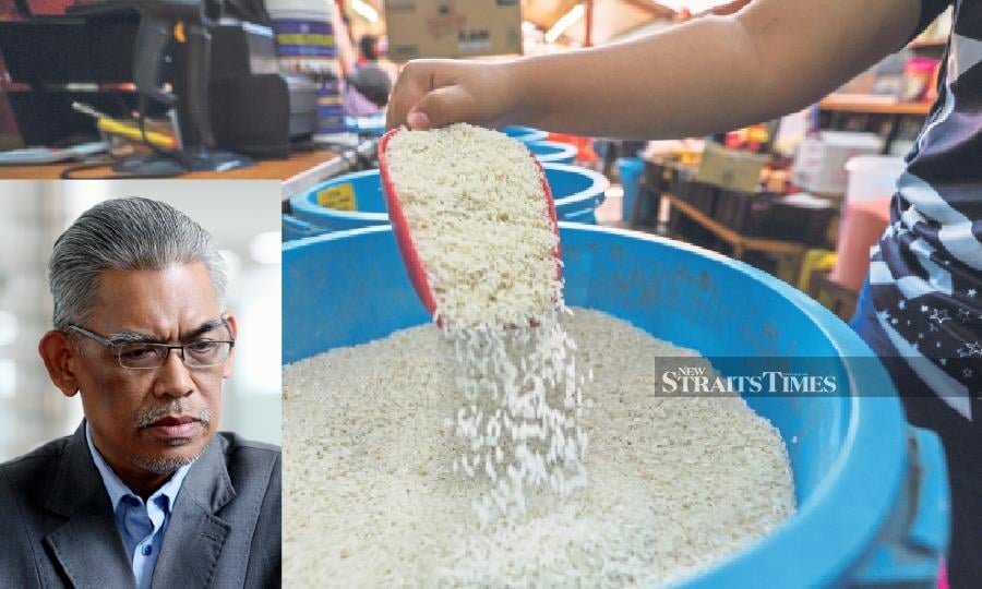Muda Agriculture Development Authority (Mada) chairman Datuk Dr Ismail Salleh (inset) says it is time for the government to revise the price of local white rice which has remained at RM26 per 10kg since 2008. - NSTP file pic
