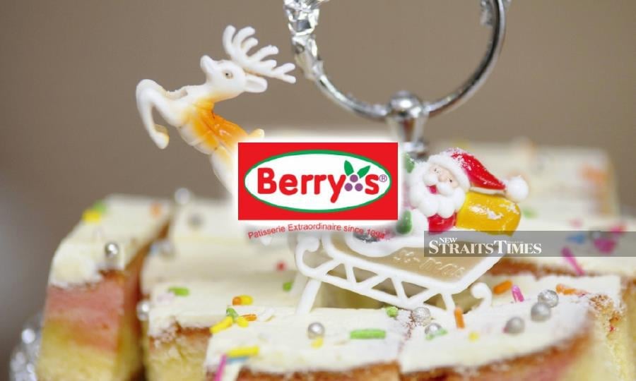 Berry's Cake House apologised following the misunderstanding related to Christmas greetings. - NSTP file pic