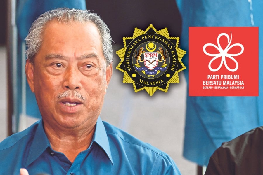 Bersatu president Tan Sri Muhyiddin Yassin reiterated that the party did not receive any funds from the economic stimulus package and that the party's financials were all in order and had been audited.- NSTP file pic