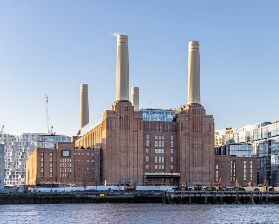 The iconic Battersea Power Station in Central London.