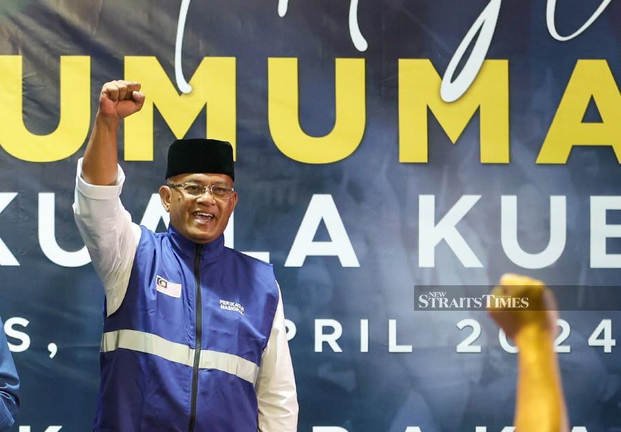 Perikatan Nasional (PN) candidate of Kuala Kubu Baharu by-election Khairul Azhari Saut says its campaign have demonstrated the coalition’s message to the unity government to address the welfare of the people. - NSTP pic